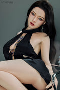 171cm/5ft7 D-cup Black Hair Silicone Head Sex Doll - Jin-5 Natural
