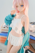 150cm/4ft11 A-Cup Cute Silicone Sex Doll - KH003-C