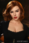 164cm/5ft5 D-Cup Redhead Silicone Sex Doll - MengBei