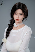 168cm/5ft6 F-Cup Asian Silicone Head Sex Doll - Liang-3 ROS Natural