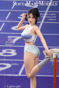 156cm/5ft1 E-Cup Brunette Silicone Sex Doll - ST17 Linlan