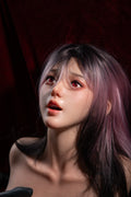 50cm/1ft8 Pouty Lip All-In-One Real Skin Texture Silicone Breast Torso Sex Doll - Snow Hime