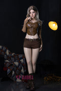 158cm/5ft2 F-Cup Blonde Silicone Sex Doll - AB26 Grace White