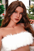 163cm/5ft4 E-cup Real Skin Texture Full Silicone Christmas Sex Doll – JS0108 Tan