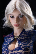 158cm/5ft2 F-Cup Big Breast Silicone Sex Doll #AB23(ROS) Aria White