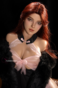103cm/3ft5 G-Cup Redhead Silicone Torso Sex Doll - FWT004 #026S Lexie Natural