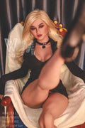 170cm/5ft5 D-cup Blonde TPE Sex Doll with #383 Head
