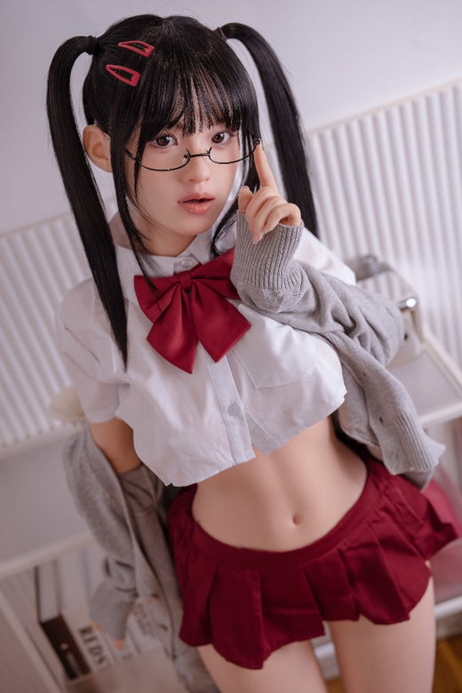 10%off · Factory Direct · Approx. 7-Day US Delivery | 148cm/4ft9 G-cup Japanese Cute Full Silicone Sex Doll - #712