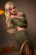 166cm/5ft5 H-cup Blonde TPE Sex Doll - #AB13