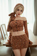 152cm/5ft C-cup Blonde Silicone Head Sex Doll – #319