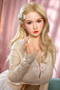 168cm/5ft6 F-cup Blonde Silicone Head Sex Doll - #881-A