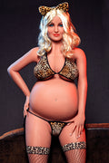 158cm/5ft2 Pregnant TPE Milf Sex Doll - Xenia