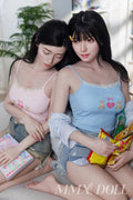 160cm/5ft3 C-Cup Asian Real Skin Texture Cute Silicone Sex Doll - MengRu