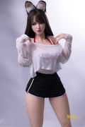 165cm/5ft5 G-Cup Japanese Bubble Butt Silicone Sex Doll - S41