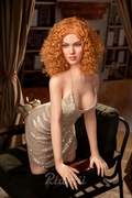 US In Stock - 161cm/5ft3 E-Cup Redhead Silicone Head Sex Doll - Jordi